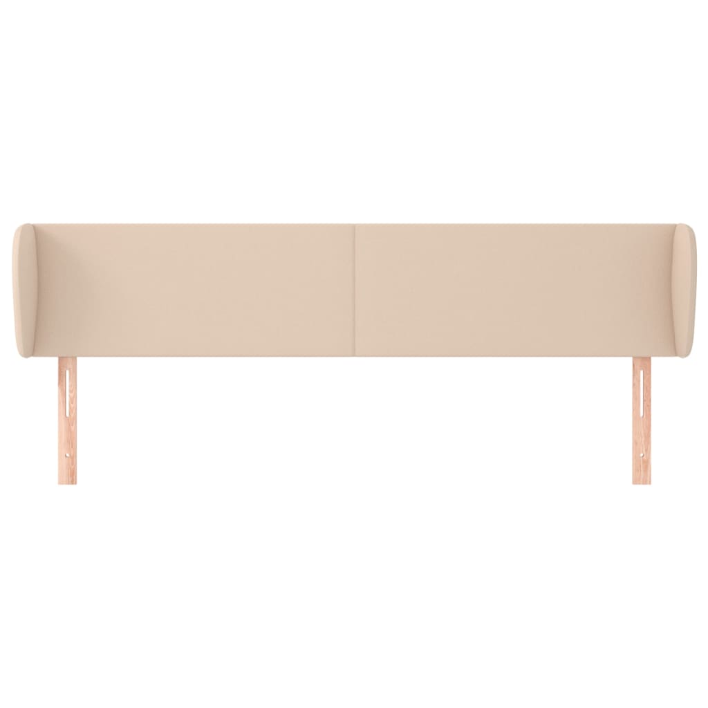 Testiera ad Orecchio Cappuccino 203x23x78/88 cm in Similpelle