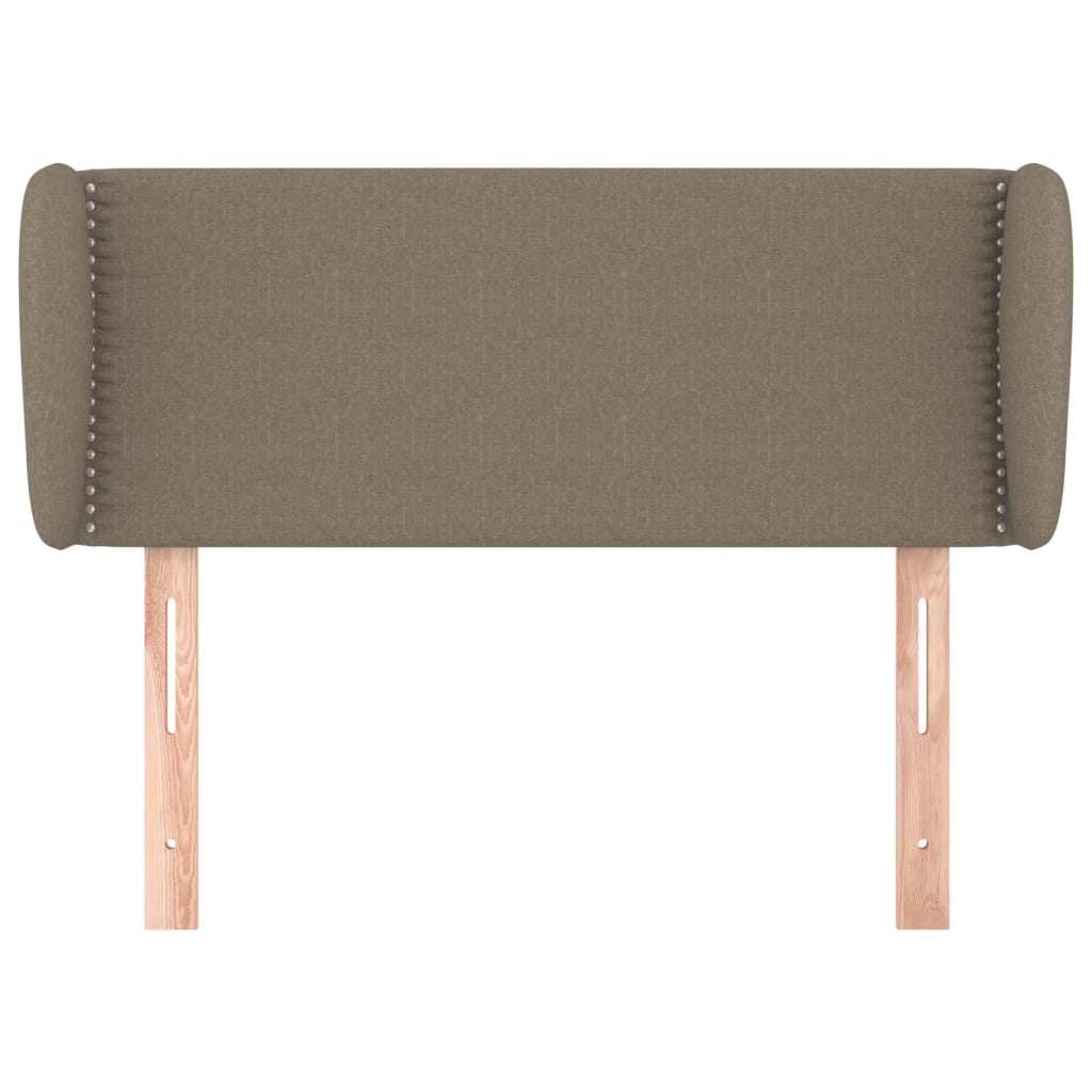 Testiera ad Orecchio Tortora 93x23x78/88 cm in Tessuto