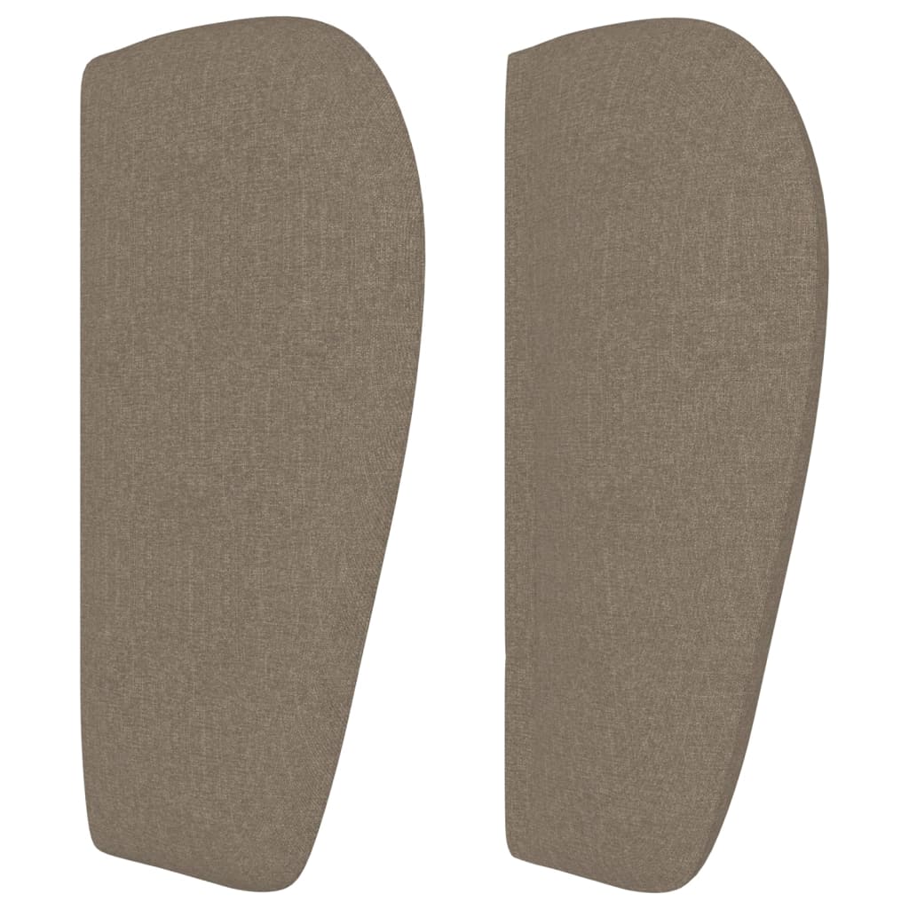 Testiera ad Orecchio Tortora 93x23x78/88 cm in Tessuto