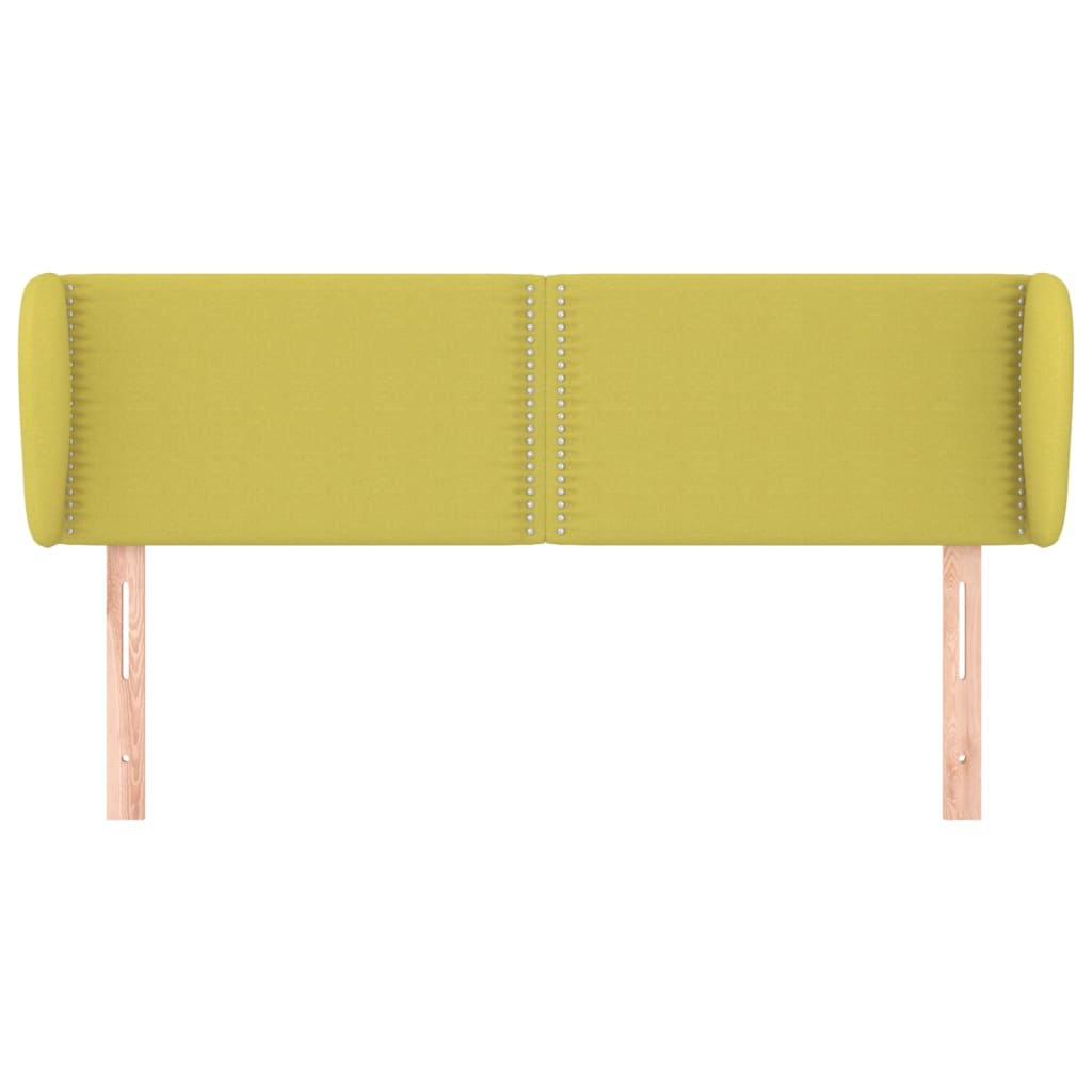 Testiera ad Orecchio Verde 147x23x78/88 cm in Tessuto