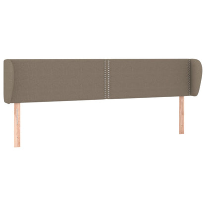 Testiera ad Orecchio Tortora 163x23x78/88 cm in Tessuto