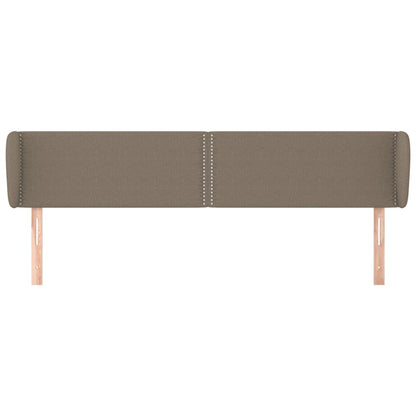 Testiera ad Orecchio Tortora 163x23x78/88 cm in Tessuto