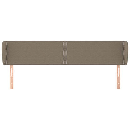 Testiera ad Orecchio Tortora 203x23x78/88 cm in Tessuto
