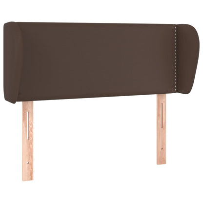 Testiera ad Orecchio Marrone 83x23x78/88 cm in Similpelle