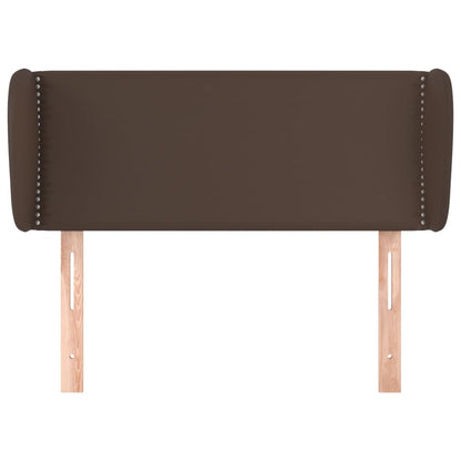 Testiera ad Orecchio Marrone 83x23x78/88 cm in Similpelle