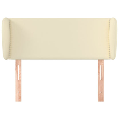 Testiera ad Orecchio Crema 93x23x78/88 cm in Similpelle