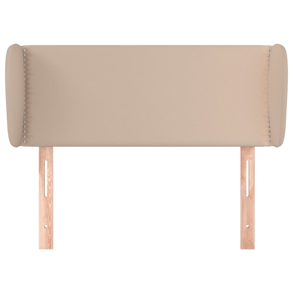 Testiera ad Orecchio Cappuccino 93x23x78/88 cm in Similpelle