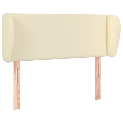 Testiera ad Orecchio Crema 103x23x78/88 cm in Similpelle