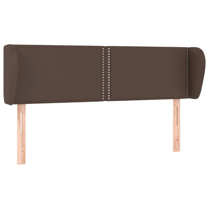 Testiera ad Orecchio marrone 147x23x78/88 cm in Similpelle