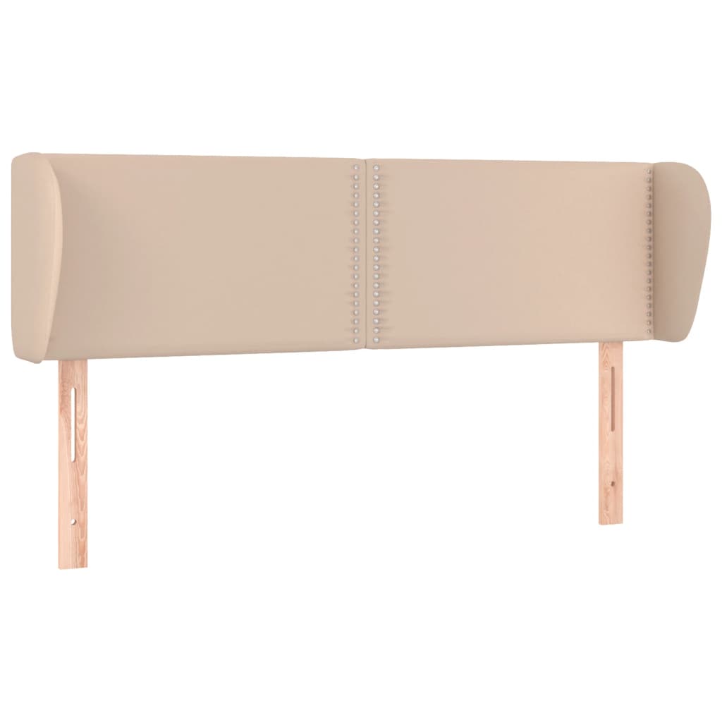 Testiera ad Orecchio Cappuccino 147x23x78/88 cm in Similpelle