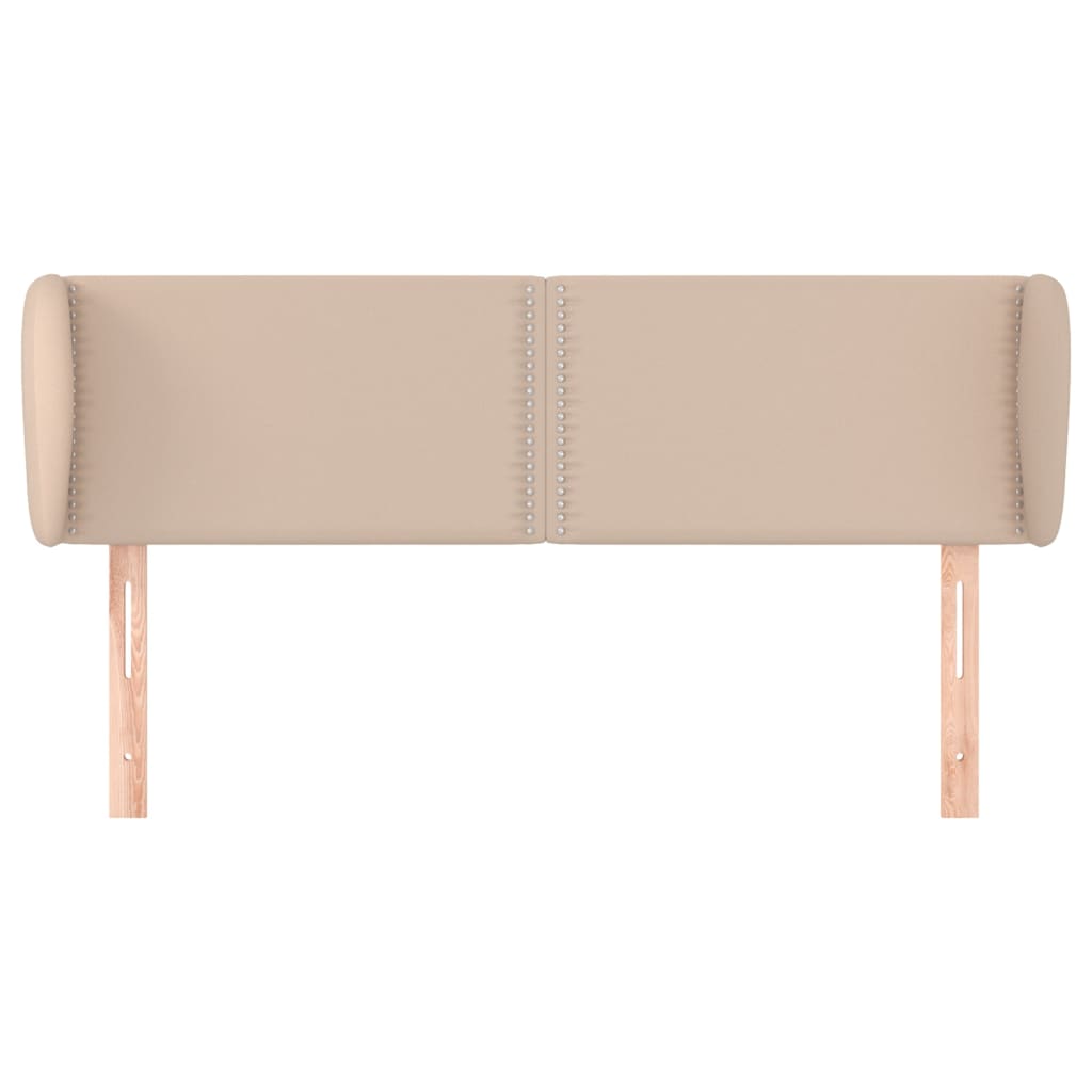 Testiera ad Orecchio Cappuccino 147x23x78/88 cm in Similpelle