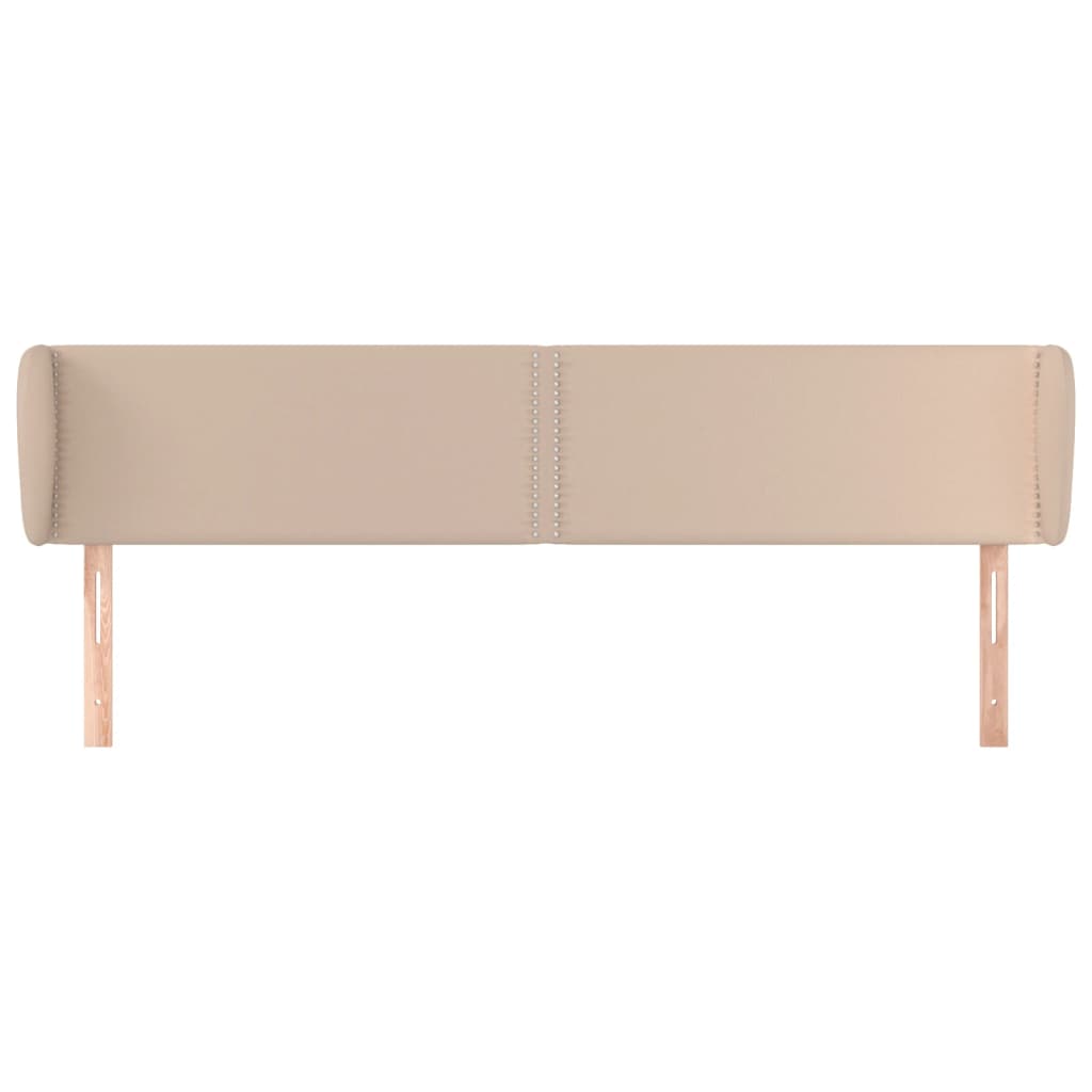Testiera ad Orecchio Cappuccino 163x23x78/88 cm in Similpelle