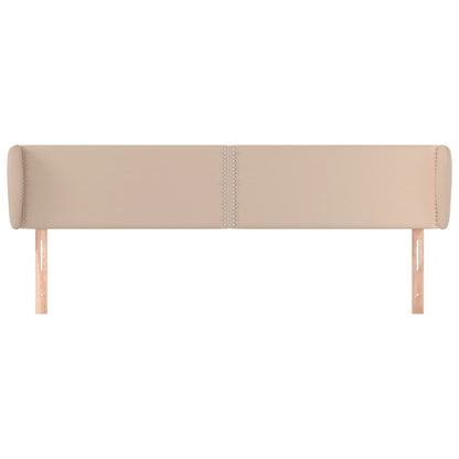 Testiera ad Orecchio Cappuccino 163x23x78/88 cm in Similpelle