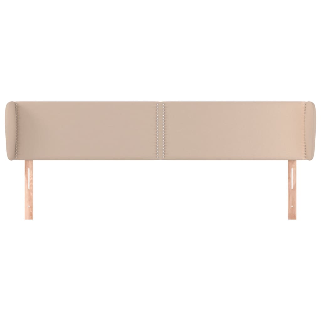 Testiera ad Orecchio Cappuccino 203x23x78/88 cm in Similpelle