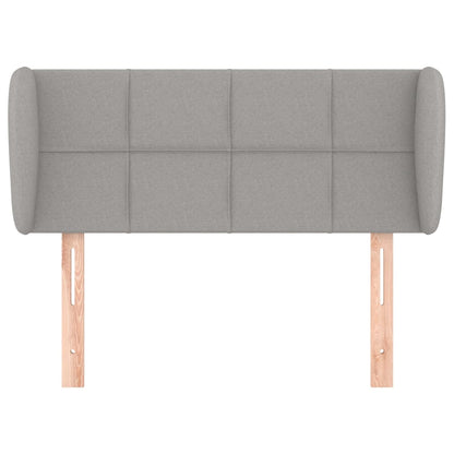 Testiera ad Orecchio Grigio Chiaro 83x23x78/88 cm in Tessuto