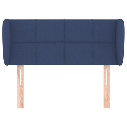 Testiera ad Orecchio Blu 103x23x78/88cm in Tessuto