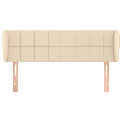 Testiera ad Orecchio Crema 147x23x78/88 cm in Tessuto