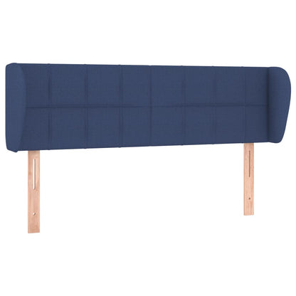 Testiera ad Orecchio Blu 147x23x78/88cm in Tessuto