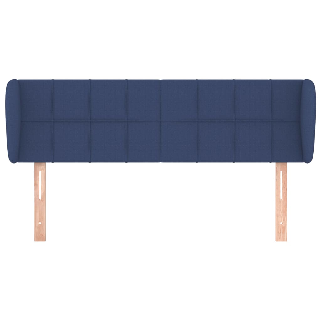 Testiera ad Orecchio Blu 147x23x78/88cm in Tessuto