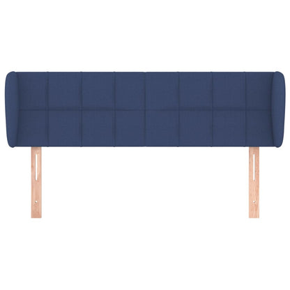 Testiera ad Orecchio Blu 147x23x78/88cm in Tessuto