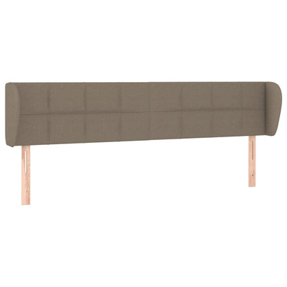 Testiera ad Orecchio Tortora 163x23x78/88 cm in Tessuto