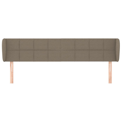 Testiera ad Orecchio Tortora 183x23x78/88 cm in Tessuto
