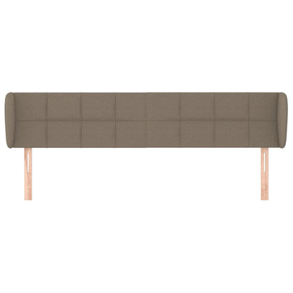 Testiera ad Orecchio Tortora 203x23x78/88 cm in Tessuto