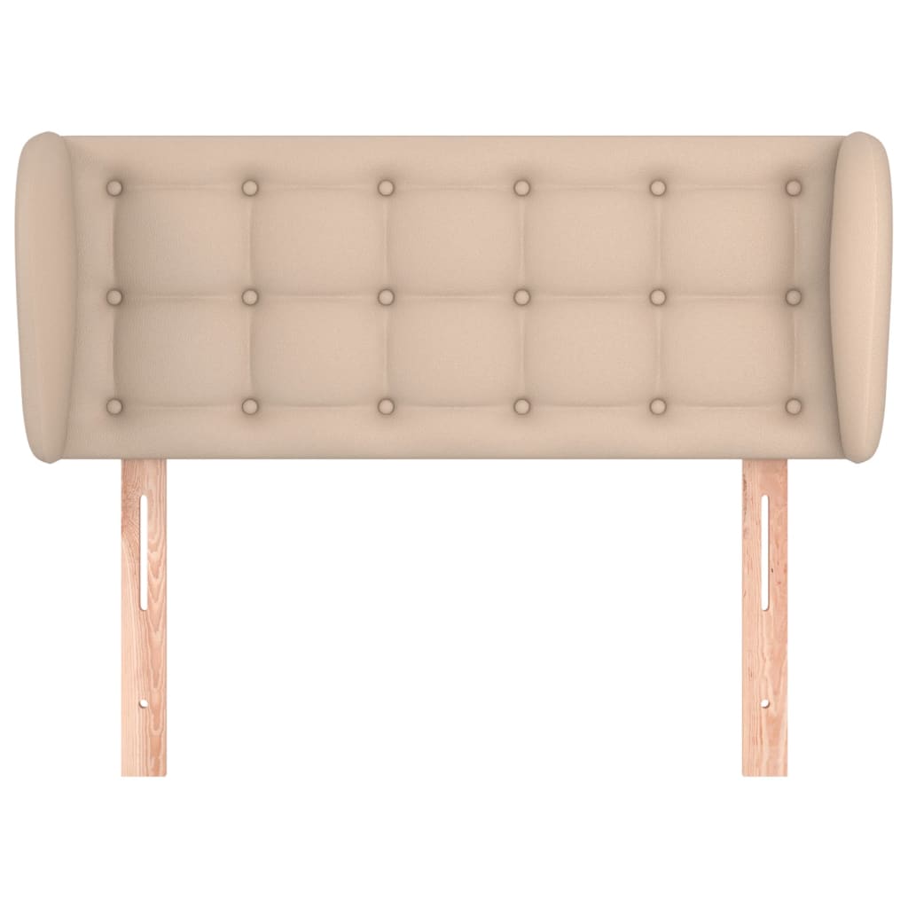 Testiera ad Orecchio Cappuccino 103x23x78/88 cm in Similpelle