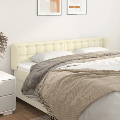 Testiera ad Orecchio Crema 183x23x78/88 cm in Similpelle