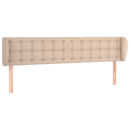 Testiera ad Orecchio Cappuccino 203x23x78/88 cm in Similpelle