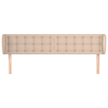 Testiera ad Orecchio Cappuccino 203x23x78/88 cm in Similpelle