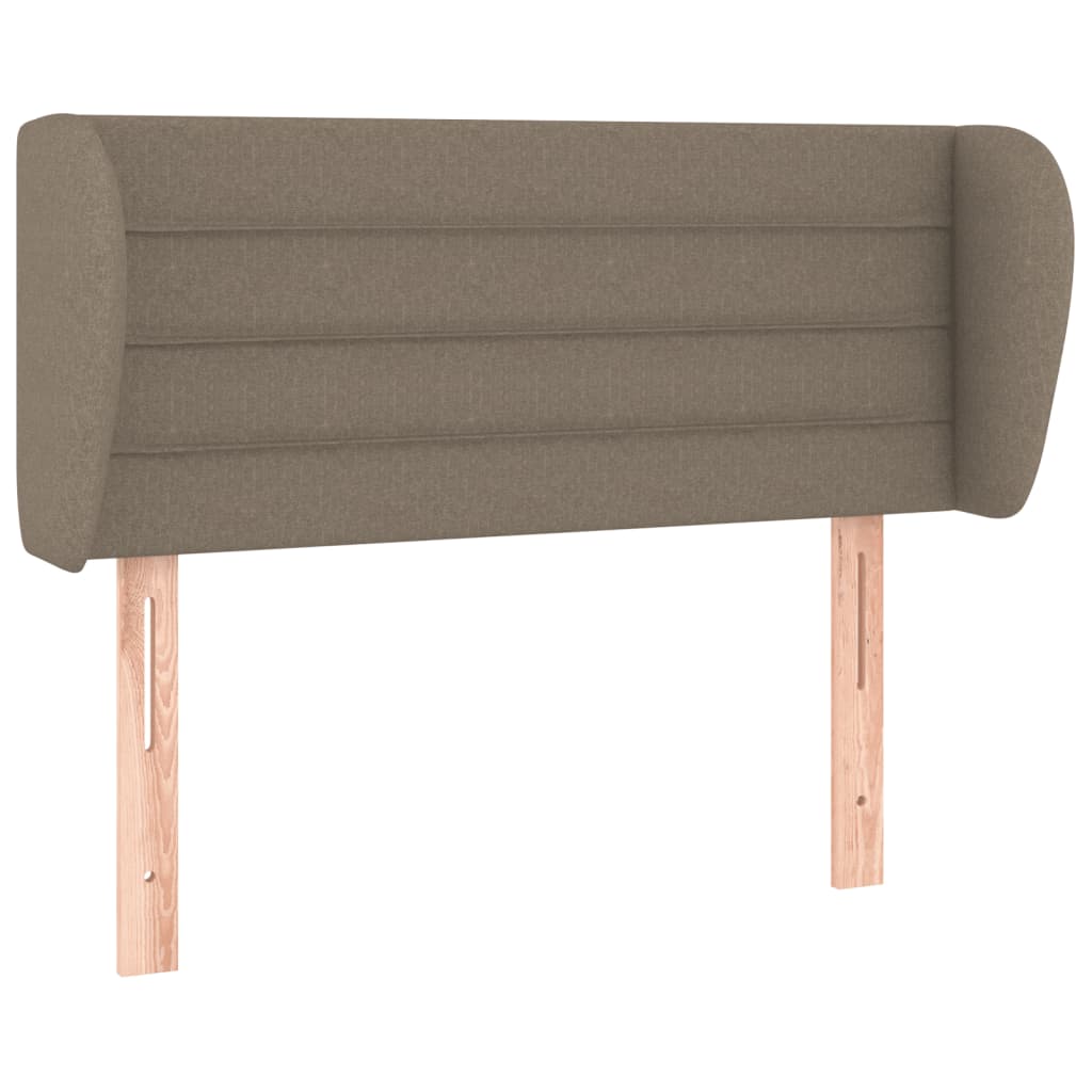 Testiera ad Orecchio Tortora 93x23x78/88 cm in Tessuto