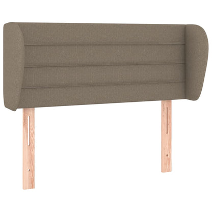 Testiera ad Orecchio Tortora 103x23x78/88 cm in Tessuto