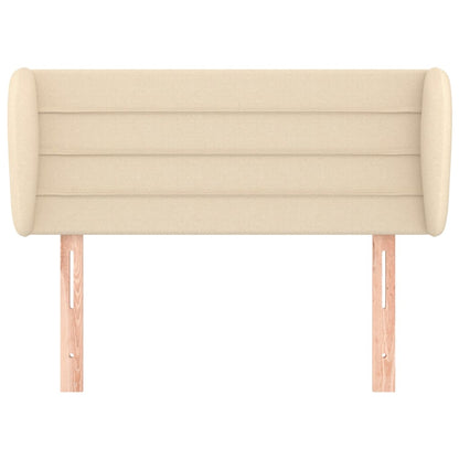 Testiera ad Orecchio Crema 103x23x78/88 cm in Tessuto