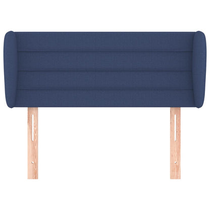 Testiera ad Orecchio Blu 103x23x78/88cm in Tessuto