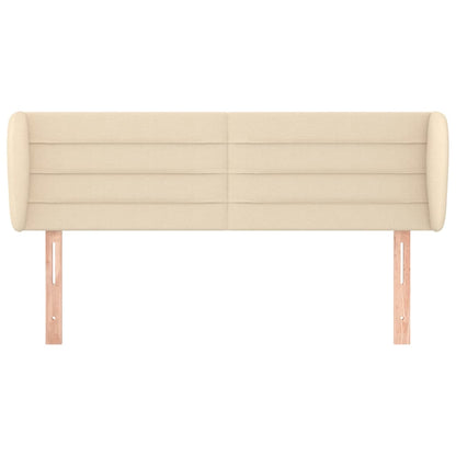 Testiera ad Orecchio Crema 147x23x78/88 cm in Tessuto