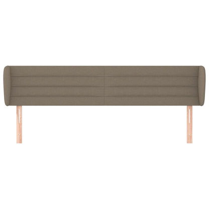 Testiera ad Orecchio Tortora 203x23x78/88 cm in Tessuto
