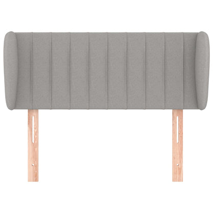 Testiera ad Orecchio Grigio Chiaro 83x23x78/88 cm in Tessuto