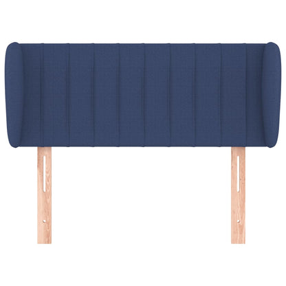 Testiera ad Orecchio Blu 83 x 23 x 78/88cm in Tessuto