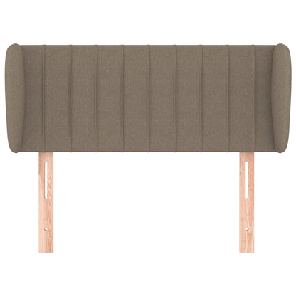 Testiera ad Orecchio Tortora 93x23x78/88 cm in Tessuto