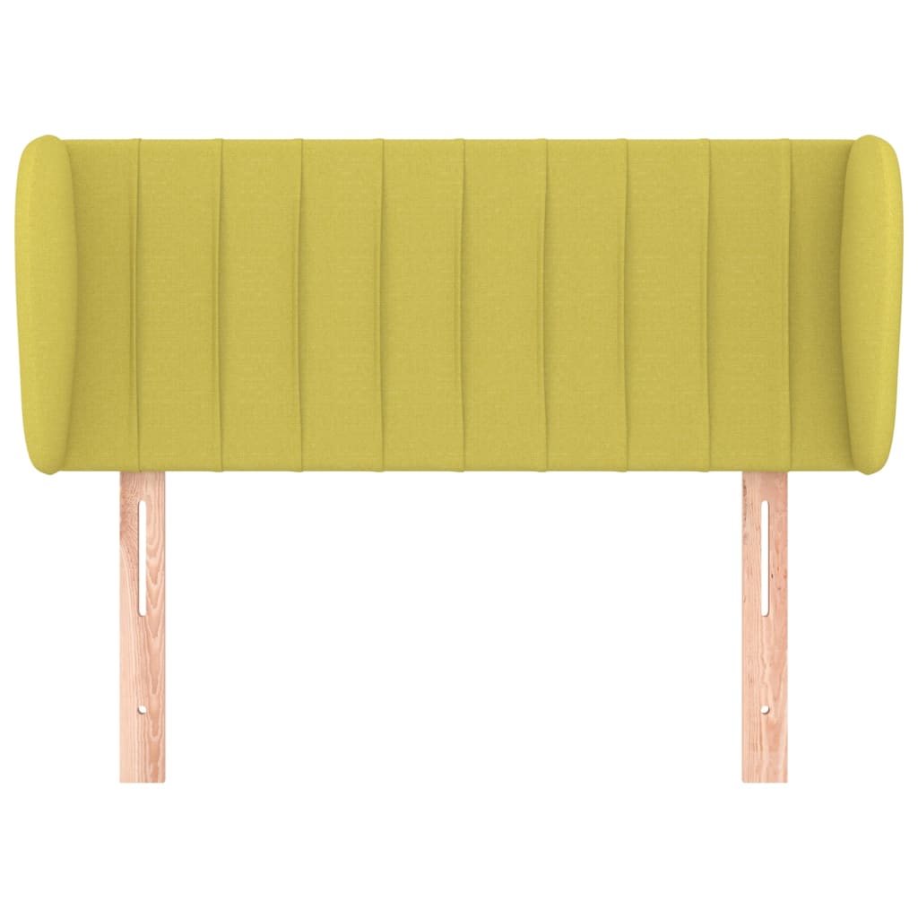 Testiera ad Orecchio Verde 103x23x78/88 cm in Similpelle