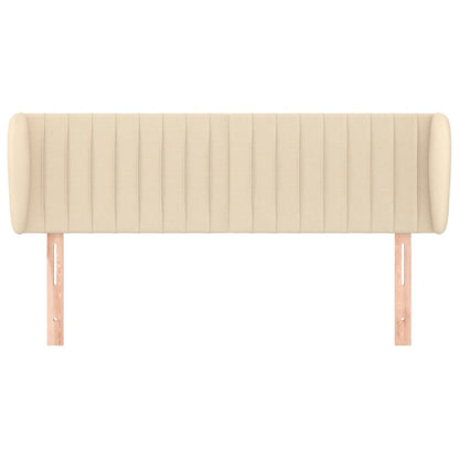 Testiera ad Orecchio Crema 147x23x78/88 cm in Tessuto