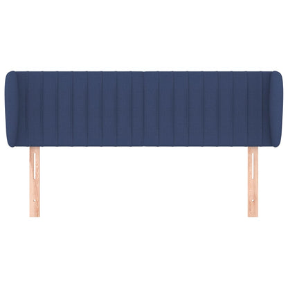 Testiera ad Orecchio Blu 147x23x78/88cm in Tessuto