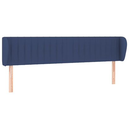 Testiera ad Orecchio Blu 203x23x78/88cm in Tessuto