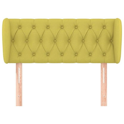 Testiera ad Orecchio Verde 93x23x78/88 cm in Tessuto
