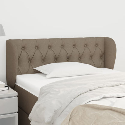 Testiera ad Orecchio Tortora 103x23x78/88 cm in Tessuto