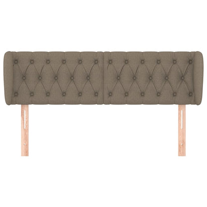 Testiera ad Orecchio Tortora 163x23x78/88 cm in Tessuto