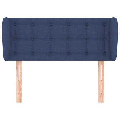 Testiera ad Orecchio Blu 83 x 23 x 78/88cm in Tessuto