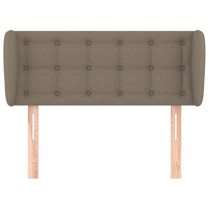 Testiera ad Orecchio Tortora 93x23x78/88 cm in Tessuto