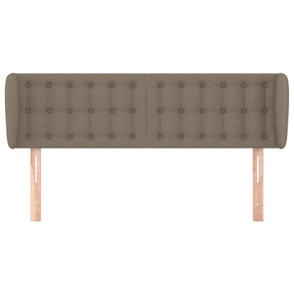 Testiera ad Orecchio Tortora 147x23x78/88 cm in Tessuto